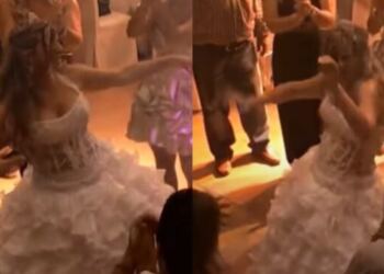 Έριξε στα πατώματα τον γαμπρό:To Απίστευτο τσιφτετέλι της νύφης που έκλεψε τις εντυπώσεις και ξεπέρασε τις 90.000 προβολές