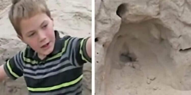 11χρονος έπαιζε στην παραλία και βρήκε κάτι θαμμένο να κουνιέται στην άμμο…Όταν κατάλαβαν τι είναι, “έμειναν”!