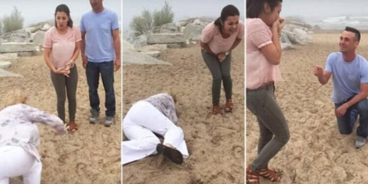 Αυτή η πεθερά εμφανίστηκε στην πρόταση γάμου που έκανε στην κόρη της – Μόλις τους είδε…