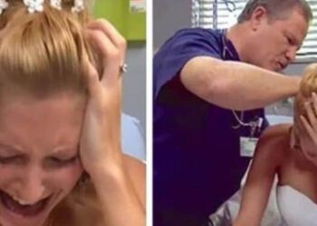 Νύφη φέρεται τρελά τη μέρα του γάμου της: Στη συνέχεια ο γιατρός κοιτάζει στο πίσω μέρος του κεφαλιού της και παθαίνει σοκ