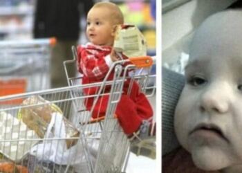 Μαμά έβαλε τον γιο της στο καλάθι του σούπερ μάρκετ και άρχισε να ψωνίζει! Αμέσως μετά ξεκίνησε το μαρτύριο της!