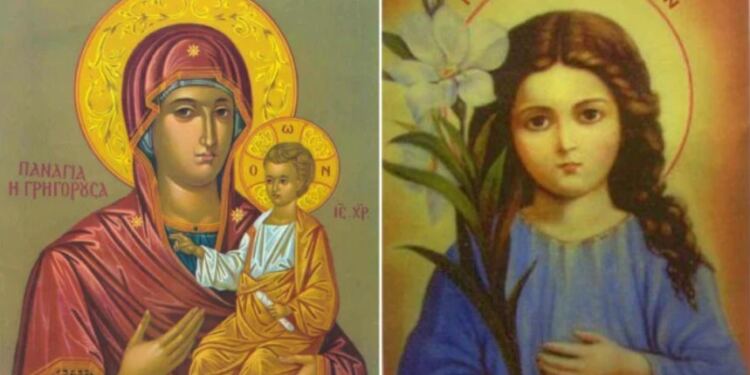 Η μοναδική εικόνα της Παναγίας που την δείχνει τριών χρονών κορίτσι