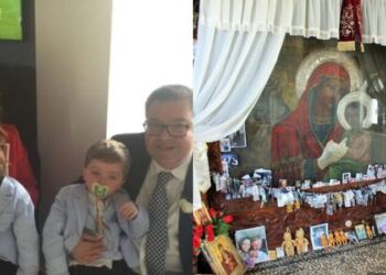 Ρόδος: Αυστραλοί απέκτησαν δίδυμα και εκπλήρωσαν το τάμα τους στην Παναγία Τσαμπίκα, κρατώντας την υπόσχεσή τους