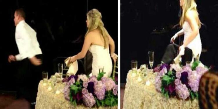 Κατά τη διάρκεια του γάμου τους, ο γαμπρός σηκώθηκε και άρχισε να τρέχει! – Δείτε γιατί…