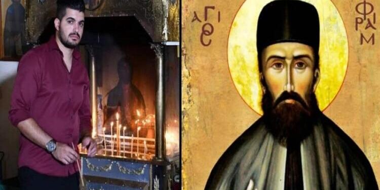 Άντρας θεραπεύτηκε 6 φορές από τον Άγιο Εφραίμ: Οι σταυροί στο σώμα του Ραφαήλ και το αίμα στην εικόνα