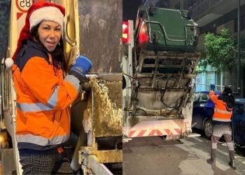 Ηρωίδα μάνα 5 παιδιών, κοιμίζει τα μικρά της και ανεβαίνει στο απορριματοφόρο: Με παγωνιές, με χιόνι, εδώ και 11 χρόνια