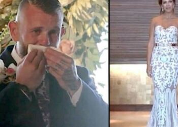 Ο γαμπρός βλέπει τη νύφη να στέκεται ακίνητη – Μόλις την είδε να σηκώνει το χέρι της…