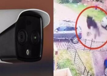 Κρυφή κάμερα απαθανατίζει περίεργη μαύρη φιγούρα έξω από σπίτι οικογενείας – Τρομοκρατημένη μητέρα συνειδητοποιεί…