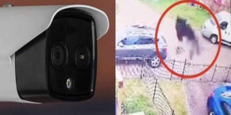 Κρυφή κάμερα απαθανατίζει περίεργη μαύρη φιγούρα έξω από σπίτι οικογενείας – Τρομοκρατημένη μητέρα συνειδητοποιεί…