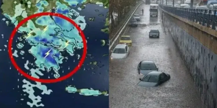 Θα πνıγoύν στις πλημμύρες: Auτές είναι οι κόκκινες περιοχές  που κινδuνεύouν άμεσα να «βυθιστoύν» κάτω από το νερό