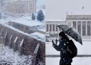 Έρχεται χιονοεισβολή στην Αθήνα – Τότε «Ασπρίζει» η πρωτεύουσα, μέχρι και το κέντρο «ντύνεται» στα λευκά