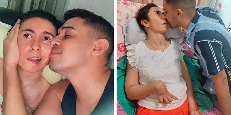 Δεν την αφήνει λεπτό: Η γυναίκα του έμεινε «φυτό» κι εκείνος παράτησε τα πάντα για να τη φροντίζει μέρα νύχτα – ΦΩΤΟ