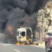 Φωτιά σε σχολικό λεωφορείο